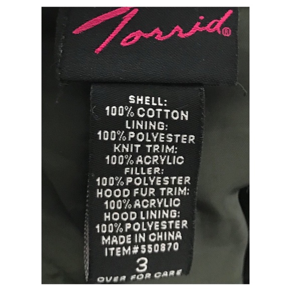 Torrid 3x jacket green bomber front zip corduroy - Picture 6 of 6